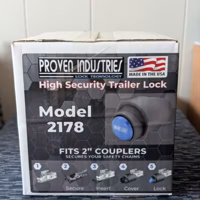 High security 2" coupler Lock