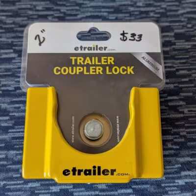 Etrailer Yellow Coupler Lock 2"